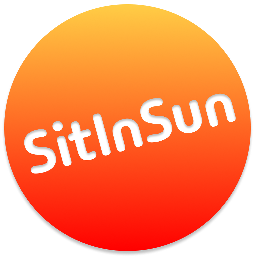 SitInSun Logo – Social solapp för uteserveringar
